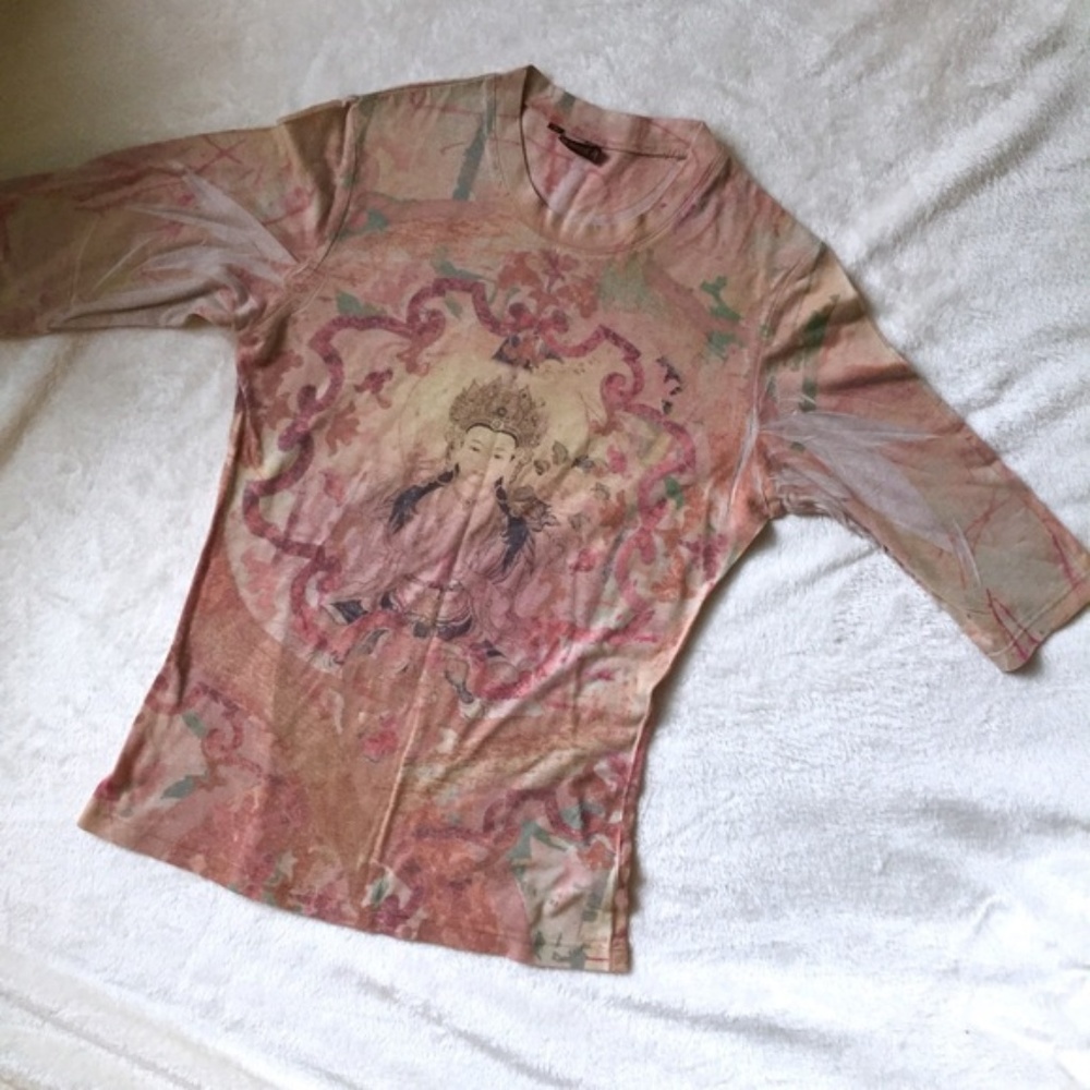 ❤️ Asian praying 3/4 sleeves shirt